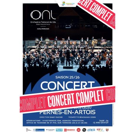 18 déc. : Concert de l'Orchestre National de Lille