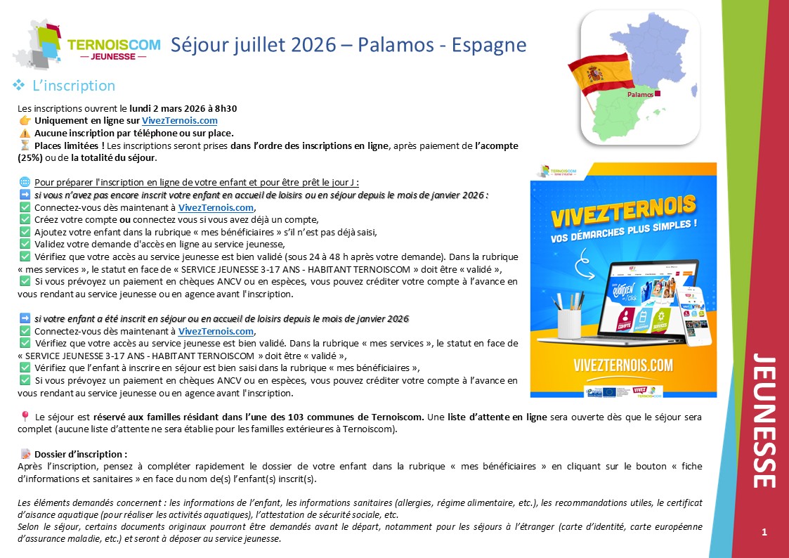 infos complémentaires site internet sé